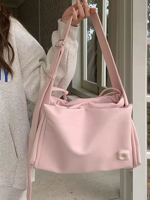 StyleCast Bucket Shoulder Bag with Tasselled