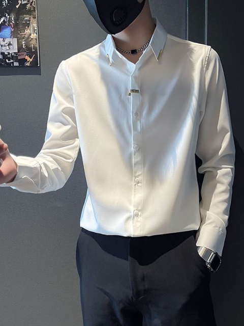 StyleCast Men Slim Fit Opaque Casual Shirt - Image 3