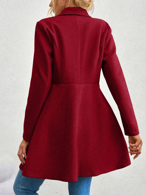 StyleCast x Revolte Women Double-Breasted Overcoat - Image 3