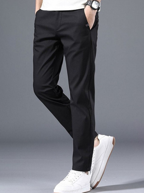 StyleCast Men Mid-Rise Chinos Trousers