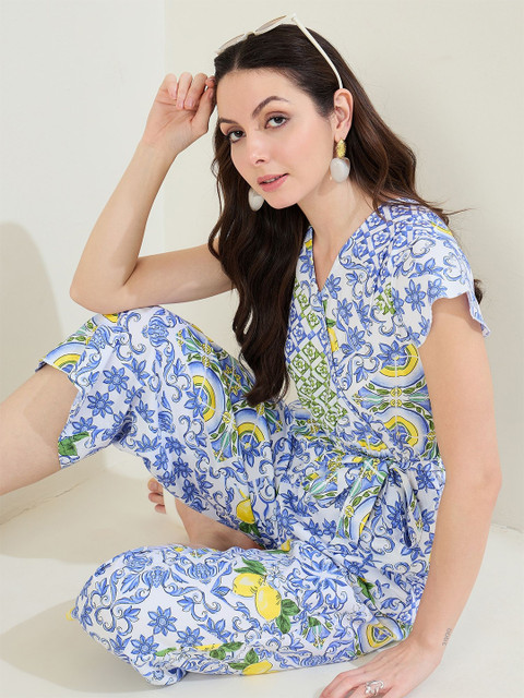 StyleStone Printed Basic Jumpsuit