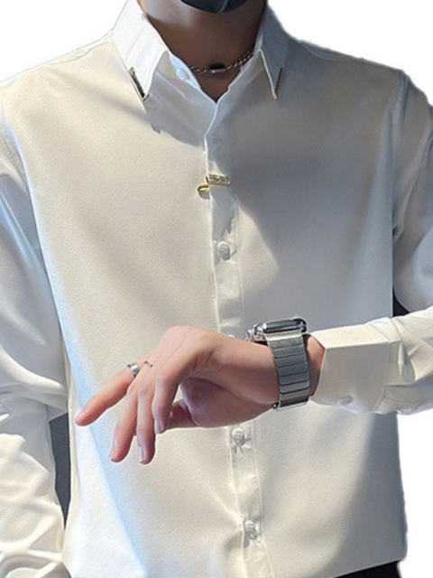 StyleCast Men Slim Fit Opaque Casual Shirt - Image 2