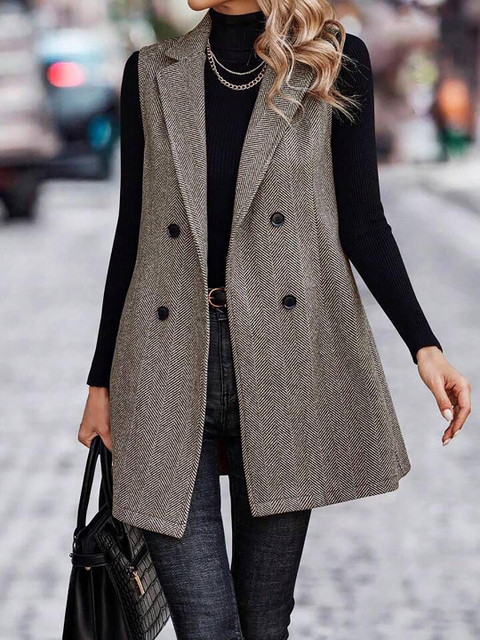 StyleCast x Revolte Women Longline Open Front Jacket