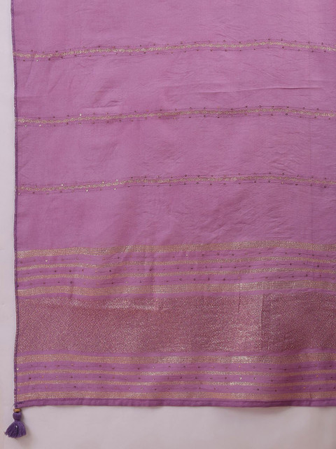 KALINI Women Floral Embroidered Kurta with Trousers & Dupatta - Image 3