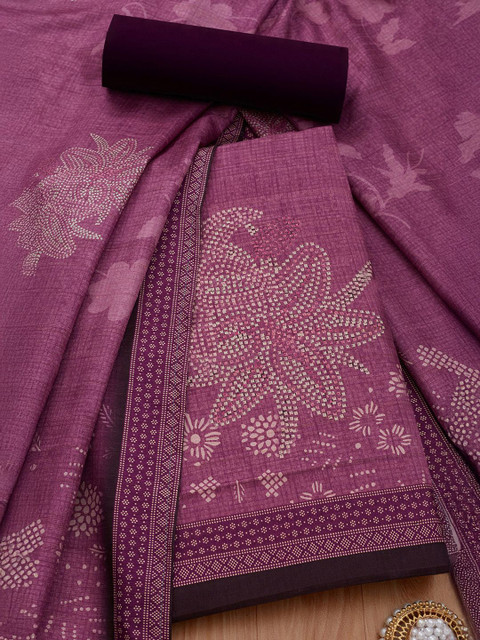 Soch Printed Unstitched Dress Material