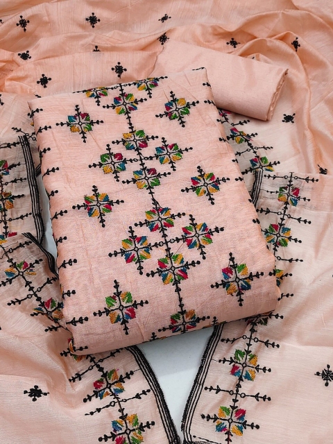KALINI Embroidered Unstitched Dress Material