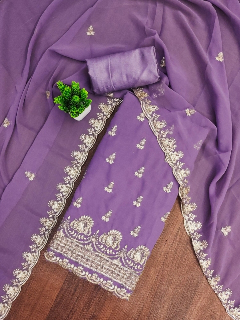KALINI Embroidered Unstitched Dress Material