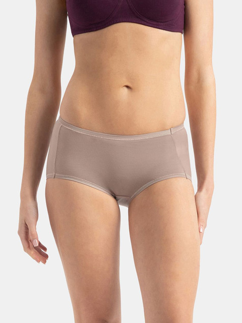 Jockey Full Coverage Tencel Lyocell Elastane Mid Waist Full Brief Stayfresh Treatment-JW03