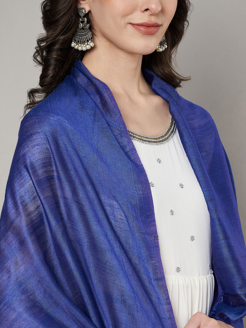 MUFFLY Fringed Cotton Dupatta - Image 2
