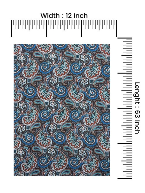 The Tie Hub Men Paisley Pattern Silk Scarf - Image 6