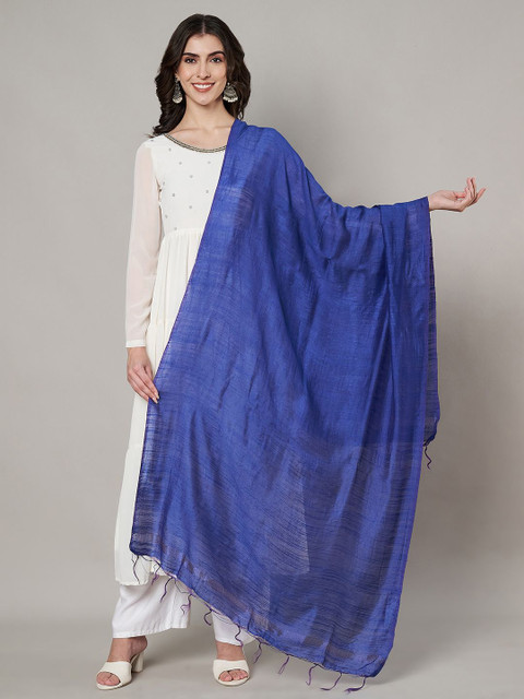 MUFFLY Fringed Cotton Dupatta