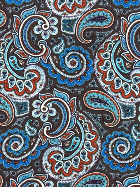 The Tie Hub Men Paisley Pattern Silk Scarf - Image 4