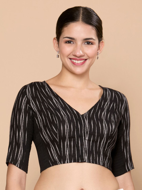 Studio Shringaar Printed Saree Blouse