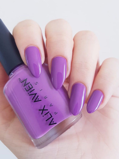 ALIX AVIEN PARIS Long Lasting Glossy Nail Lacquer 4 ml - Purple 76 - Image 2