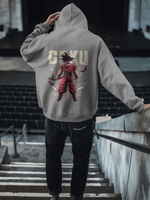 Silver Moon Clothing Men Graphic Printed Hooded Sweatshirt - Image 4