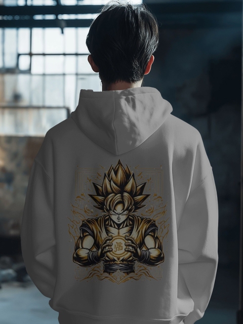 Silver Moon Clothing Men Graphic Printed Hooded Sweatshirt - Image 4