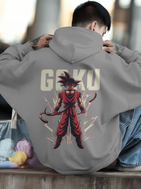 Silver Moon Clothing Men Graphic Printed Hooded Sweatshirt - Image 6