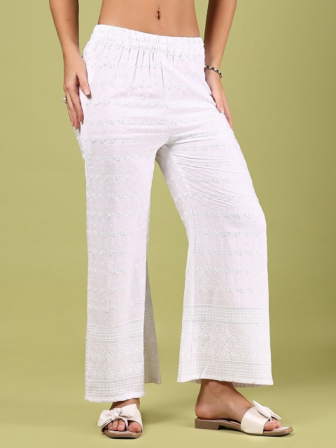 V-Mart Women Embroidered Palazzos
