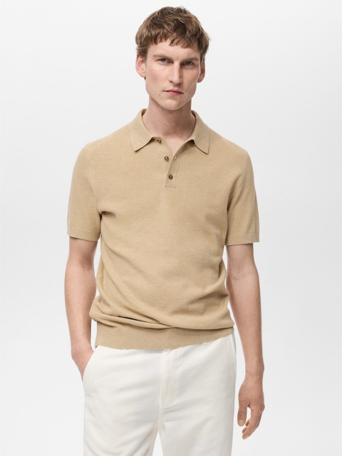 MANGO MAN Slim Fit Polo Collar T-shirt