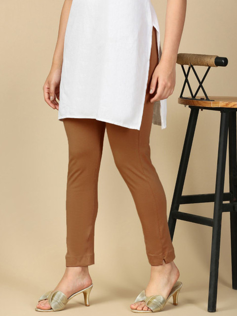 PYNK Mid-Rise Ankle-Length Leggings