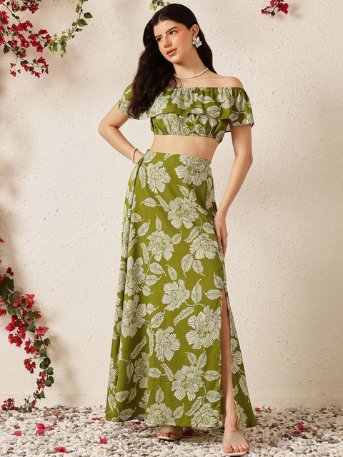 STREET 9 Printed Top & Skirt Co-Ords