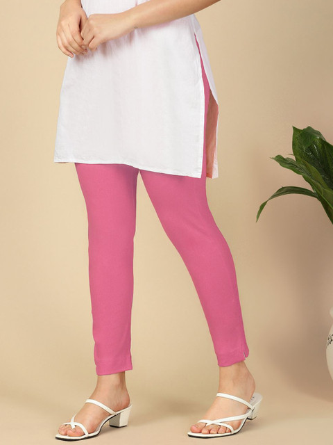 PYNK Women Mid-Rise Ankle-Length Leggings