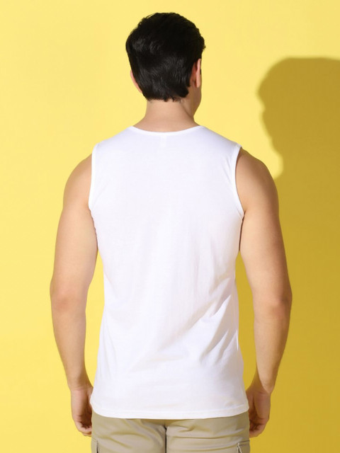 WOOSTRO Men Pack of 2 Typography Printed Round Neck T-shirts - Image 4