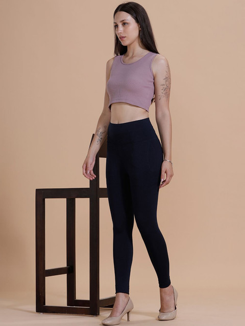 De Moza Mid-Rise Ankle-Length Leggings - Image 4