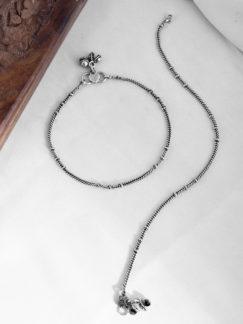 Voylla Silver-Plated Anklet