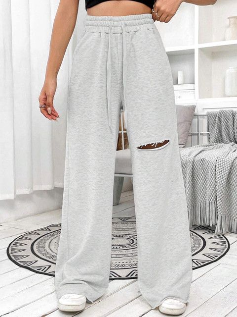 Stylecast X Slyck Women Solid Loose Fit Track Pant