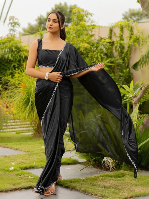 Subham Embellished Beads and Stones Saree