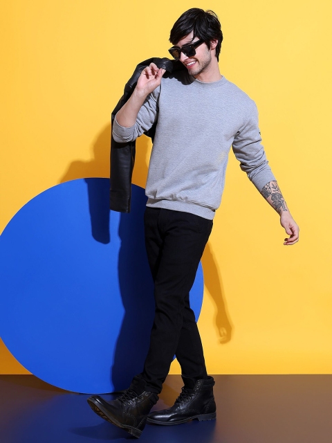 TOXA Men Cotton Fleece Relaxed Fit Sweatshirt - Image 6