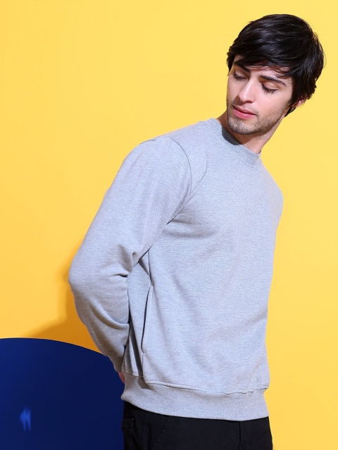 TOXA Men Cotton Fleece Relaxed Fit Sweatshirt - Image 3