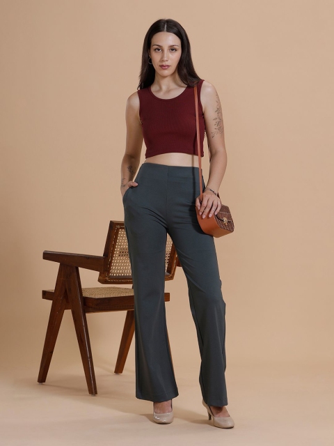De Moza Women Flared Palazzos
