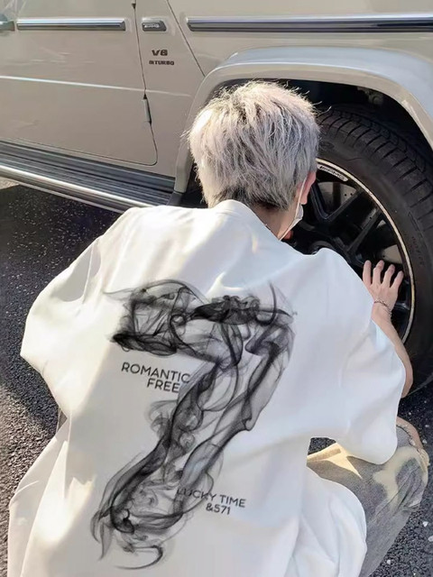 Mast & Harbour Graphic Printed Drop-Shoulder Sleeves Oversized T-shirt