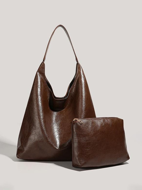 CORSICA Textured Oversized Shopper Hobo Bag