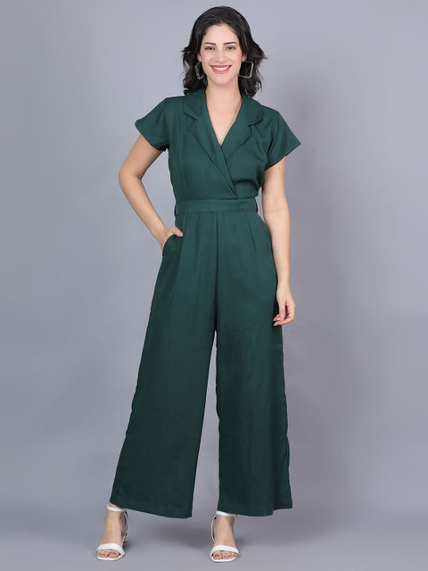 ROSEMELON Shawl Neck Basic Jumpsuit