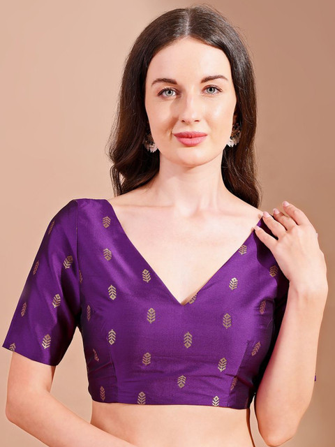 Tikhi Imli Woven Design Saree Blouse