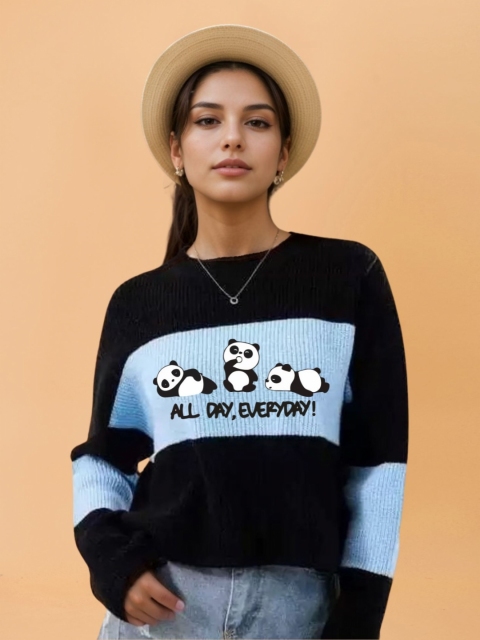 Moda Rapido Colourblocked Round Neck Relaxed Fit T-shirt