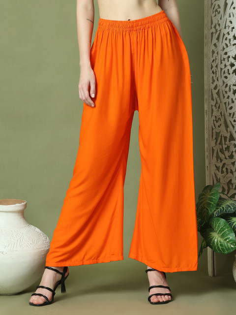 TAG 7 Women Flared Ethnic Palazzos