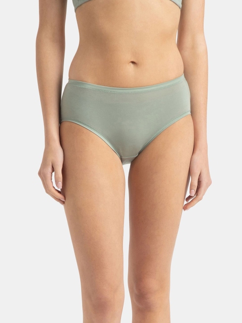 Jockey High Coverage Tencel Lyocell Elastane High Waist Hipster StayFresh Treatment-JW02