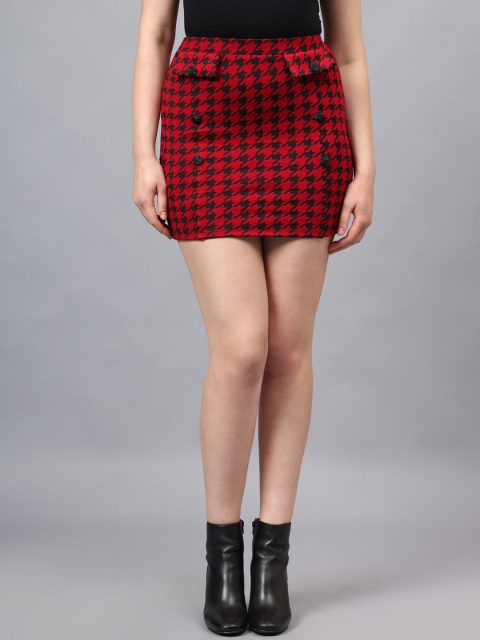 MARTINI Printed Pencil Mini Skirts
