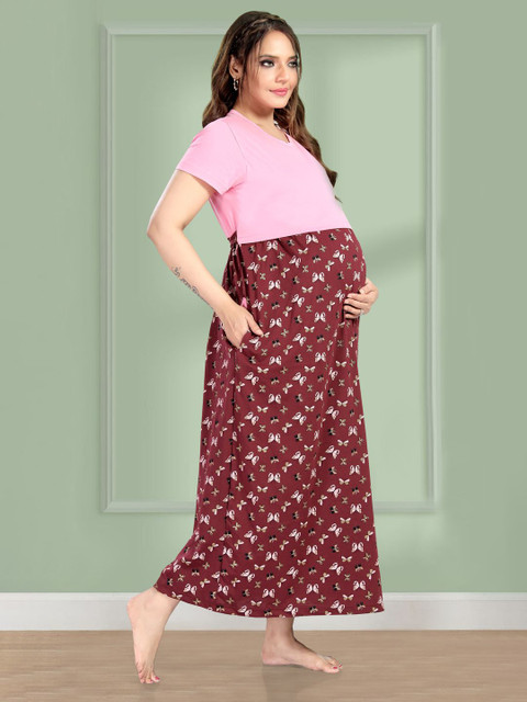 MomsBae Maternity Nightdress - Image 3