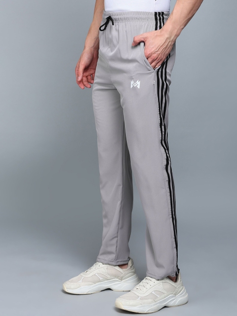 Mank D Boys Mid Rise Relaxed Fit Track Pants With Side Stripes - Image 3