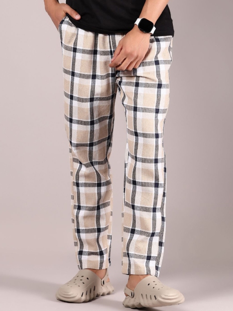 V-Mart Checked Cotton Straight Lounge Pants - Image 4