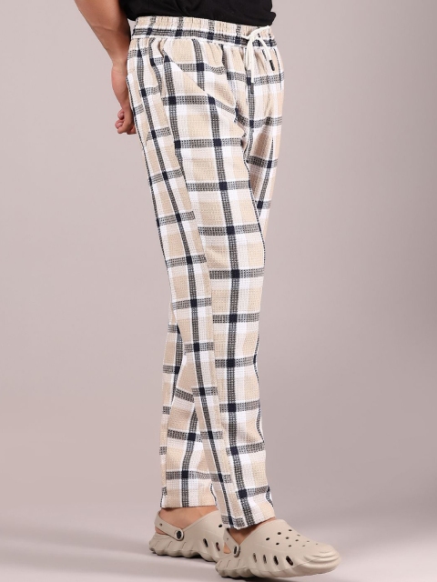 V-Mart Checked Cotton Straight Lounge Pants - Image 2