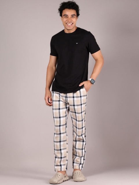 V-Mart Checked Cotton Straight Lounge Pants - Image 5