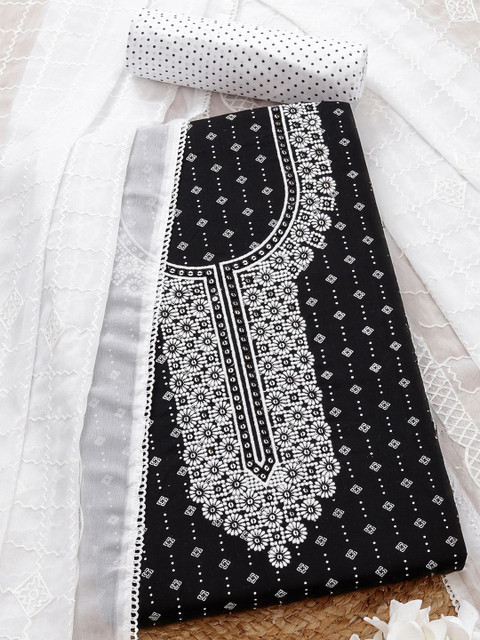 Soch Printed Viscose Rayon Unstitched Dress Material