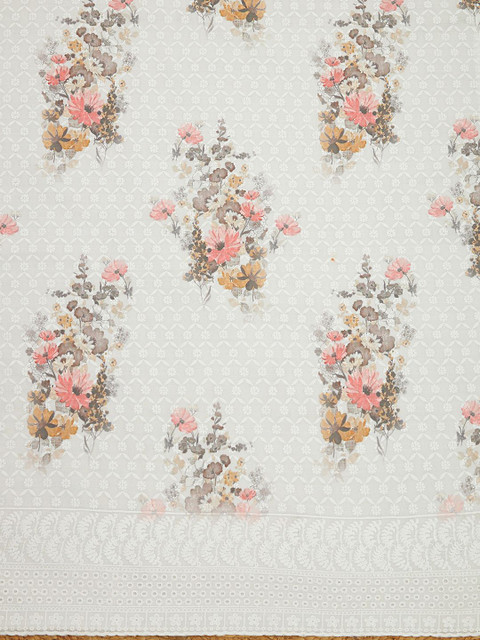 Soch Floral Printed Unstitched Dress Material - Image 5