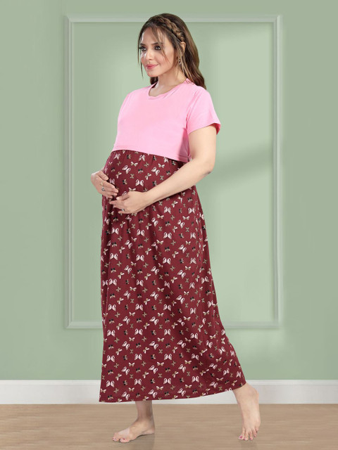 MomsBae Maternity Nightdress - Image 4